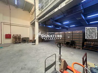 WAREHOUSE FOR RENT 4,500 SQFT 3 PHASE 40 KVA ELECTRICITY IN JURF INDUSTRIAL AREA 2 AJMAN