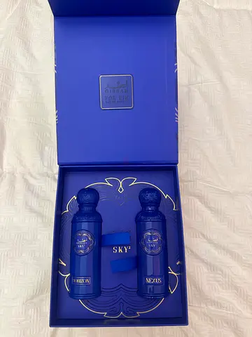 GISSAH SKY2 Set of 2 Blue Perfume Bottles (Gift Box) - New/Unused