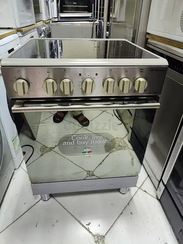 Bompani latest model electric ceramic 4 hobs stove oven fan cooking range 60x60 zew