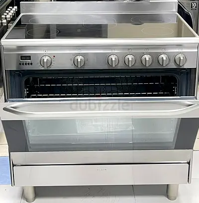 Smeg latest model electric ceramic 5 hobs stove oven dual fan cooking range 90x60 zew new model