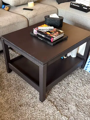 IKEA HEMNES Solid Wood Coffee Table – Black Brown