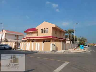 Villa for Sale in Al Riffa Sharjah Near the Sea Corner Plot on Two Roads 4 Bedrooms Two Floors 7,00