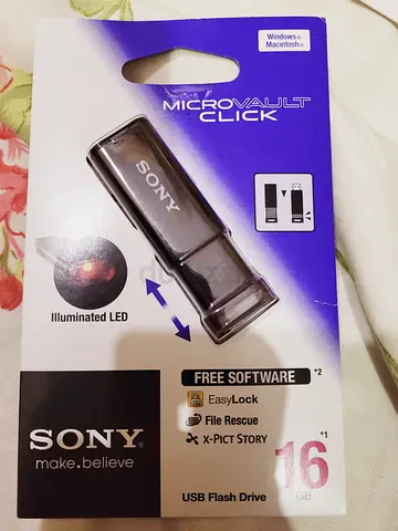 Sony 16GB USB Flash Drive (New, in packaging) x 2 pcs