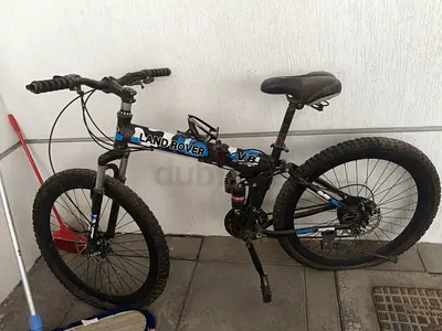 Land Rover V8 Full Suspension Mountain Bike - folded