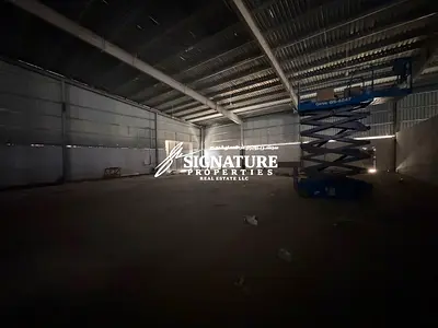 6000 Sqft Warehouse All Ground Floor 50 Kva Electricity For Rent In Ajman Industrial Area