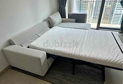 Comfortable L-Shape Sofa Bed in Fabric vimle