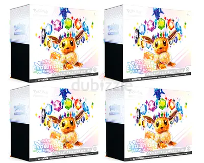 Pokemon TCG: Eevee Evolutions Elite Trainer Box (4 sealed boxes)