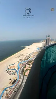 🏖️ The Largest & Best Layout in corniche ajman | 2,400 sqft | parking | sea view + city view