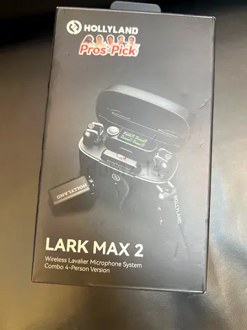 Hollyland LARK MAX 2 Combo-4 Person Version, Wireless Lavalier Microphone, Tailored for Multi-Person