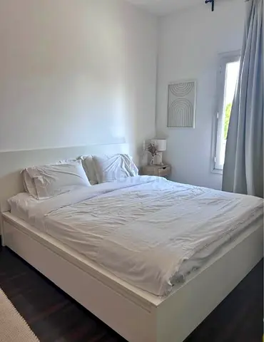 Ikea Queen Size Bed with Mattress Available in Perfect Condition