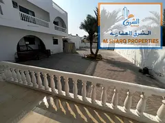 Annual Rent Al Ramila 1 Villa 5BR Large Yard Roof Maid's Split AC Corniche 120k 6 Payments