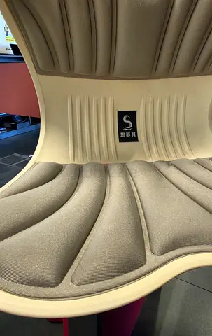 Ergonomic S-shaped home Office/Desk chair Back Support in Beige - Brand new condition