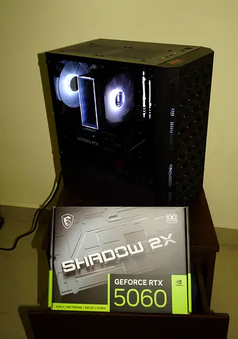 Custom RTX 5060 Gaming PC ,Ryzen 5 5600x.