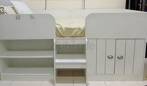 Children's bed with secret room