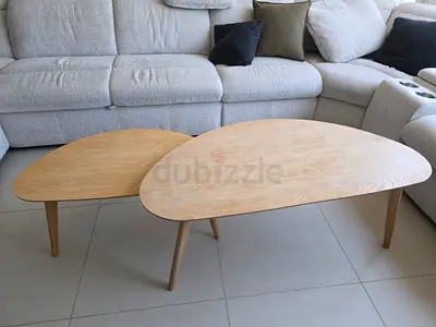Oak Nesting Coffee Tables - Set of 2