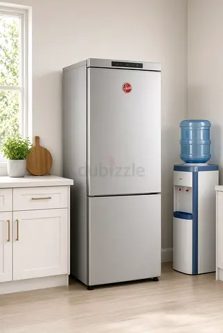 Hoover Silver Bottom-Freezer Refrigerator - Good Condition