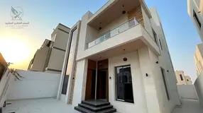 A brand new villa for annual rent in Al Bahia, Ajman, boasting spaciousness and an elegant design. I
