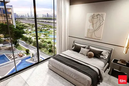 Golf Course & Ras Al Khor View | High Floor