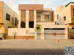For rent: Modern villa in Al Yasmin area, Ajman. Strategic location behind Al Hamidiya Park and all