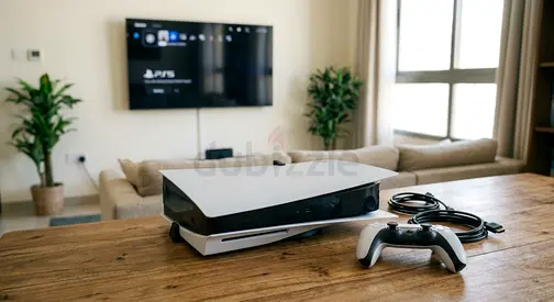 PlayStation 5 Console Disc Edition UAE with DualSense Controller and Cables