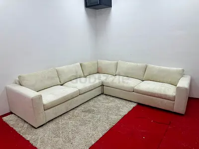 Like new condition pottery barn beige color sofa