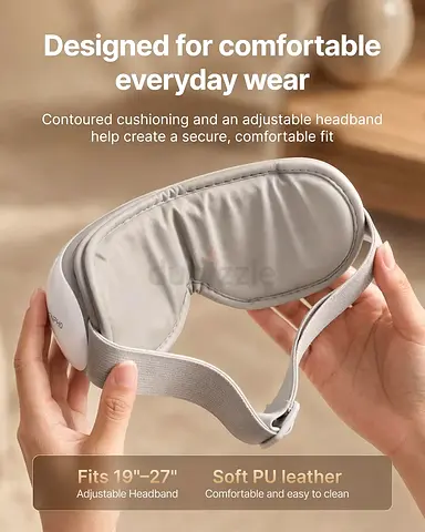 RENPHO Eyeris 1 - Eye Massager with Heat, Heated Eye Mask with Bluetooth Music for Migraine, Eye Car