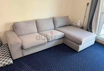 Available high IKEA kivik Lsahpe sofa