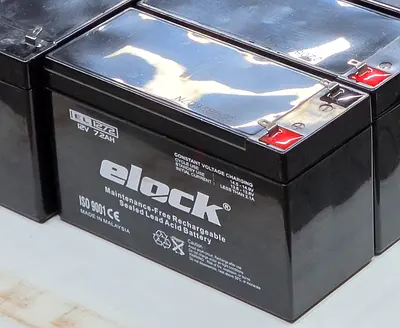 EL 12V 7.2Ah Rechargeable Sealed Lead Acid Battery