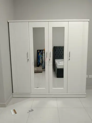 Customize 4-Door Wardrobe with Mirrors available Free delivery