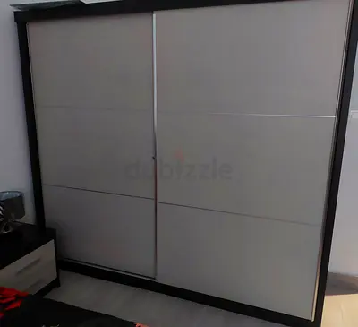Bed room set with wardrobe