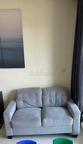 Light grey 2-seater sofa in good condition