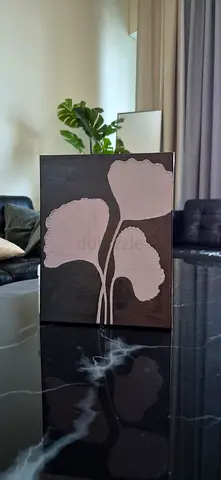 Texture Painting Grey leaves