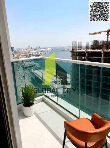 STUDIO APARTMENT FOR SALE IN OASIS TOWER 2 , RASHIDIYA AJMAN , WITH PARKING & BALCONY , TOTAL AREA