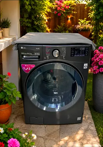 LG direct drive Front Load 20 kg Washer 12 kg Dryer Combo - Dark Graphite, Good Condition