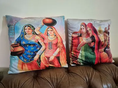 Traditional Rajasthani Pillows
