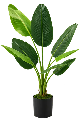 Artificial Banana Tree Plant, 120 cm Tall, 8 Leaves