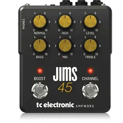 TC Electronic JIMS45PREAMP Dual-Channel Guitar Preamp Recreates the Sound of a 1