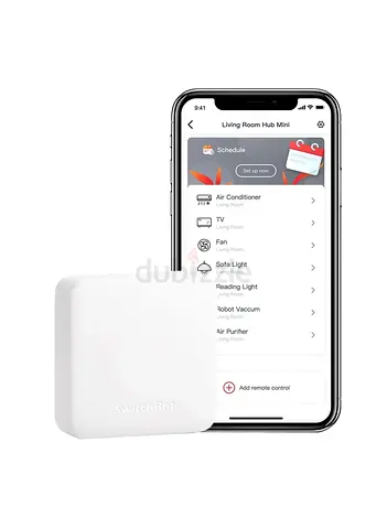 SwitchBot Hub Mini (White) - App & Voice Control for IR Devices