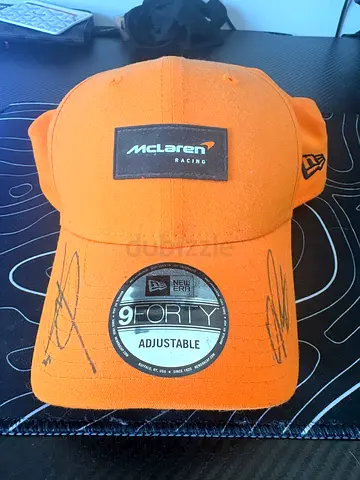 Mclaren hat signed by oscar piastri and lando norris