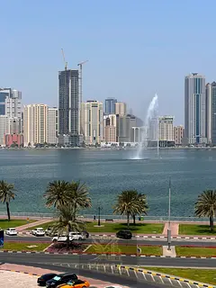 Largest 3-Bedroom Apartment with Maid’s Room for Annual Rent in Al Majaz 2 – Sharjah A very spac
