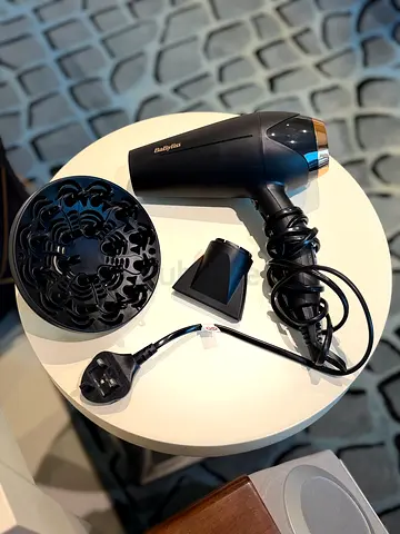 BaByliss Professional Hair Dryer with Diffuser & Concentrator - Good Condition