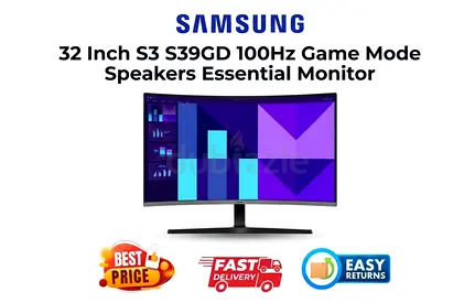 Samsung 32 Inch Curved Monitor - 100Hz FHD - New, Original Box - FREE DELIVERY, WARRANTY