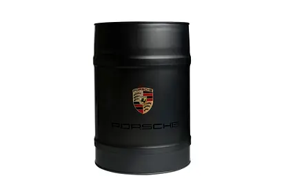 Porsche Black Oil Barrel | Luxury Décor
