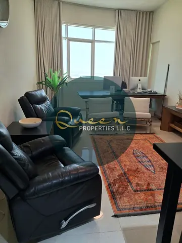 Two Bedroom Apartment with Living Room Fully Furnished VIP Furnishing in Gulfa Tower Al Amerah Ajman for Families Only Annual Rent 48000 AED in 4 Cheq