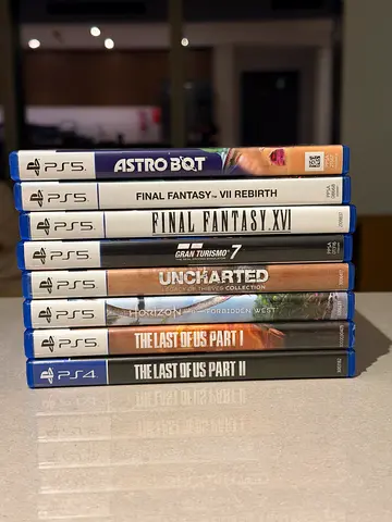 Collection of PlayStation 5 and PlayStation 4 Games