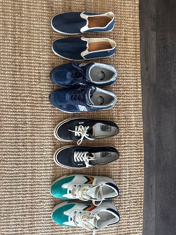 Bundle of 4 Casual Sneakers & Slip-ons - Sizes 42/ 42.5 men Excellent Condition