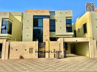 فيلا راقية 5 غرف وروف شامل رسوم التسجيل والتملك مقابل الخدمات وشارع الشيخ محمد بن زايد