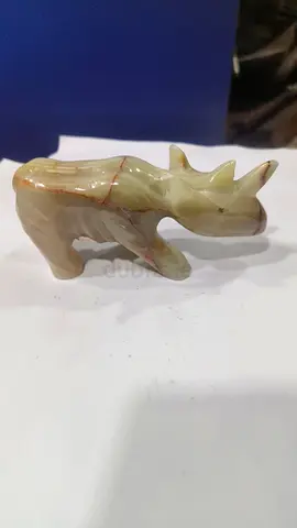 Rhinoceros onyx marble 14cm length