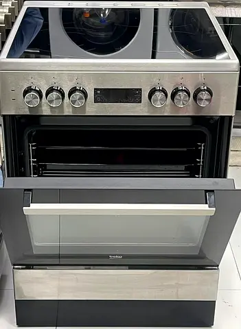 Beko latest model full electric ceramic 4 gobs stove oven fan cooking range 60x60 zew