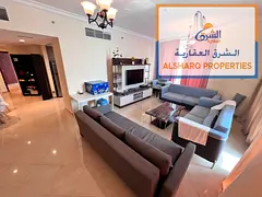 Annual Rent Al Residences 2BR 3 Bath Furnished Sea View Gym Pool 80k 4 Payments